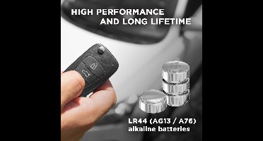 Gembird EG-BA-LR444-01 huishoudelijke batterij Wegwerpbatterij LR44 Alkaline