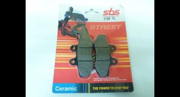 SBS-remblok voor Piaggio-scooter 125 x7 2008 tot 2011 818hf nieuw