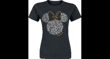 Mickey Mouse Minnie Maus - Love Dames T-shirt - zwart - XL