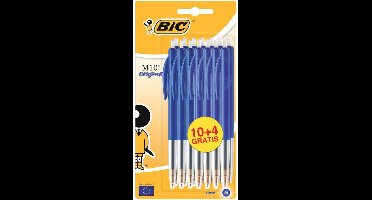 Balpen bic m10 m blauw | 20 stuks