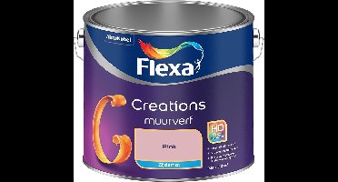 Flexa - Creations Muurverf Zijdemat - Pink - Mengverf - 2.5 L