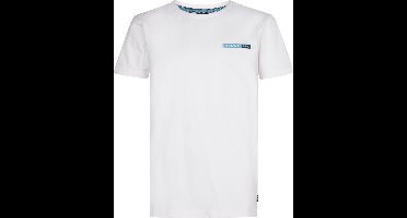 Petrol Industries - Jongens Backprint T-shirt Surfline - Wit - Maat 104