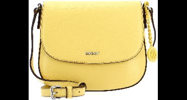 DKNY Leren Schoudertas Bryant Saddle Bag Spring Yellow Geel