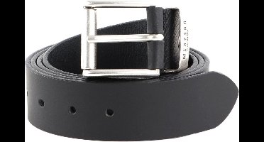 MUSTANG Leren Riem Leather Belt 40mm W120 Black Zwart