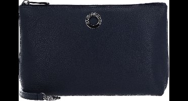 MANDARINA DUCK Leren Schoudertas Mellow Leather Crossover Bag Dress Blue Blauw