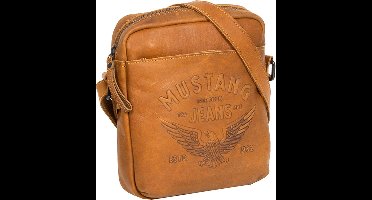 MUSTANG Leren Schoudertas Valencia Sion Shoulder Bag Cognac Terracotta