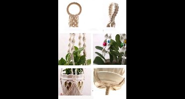 New Age Devi - Handgemaakte Plantenhangers - Bloempothangers - Wanddecoratie - Tuininterieur