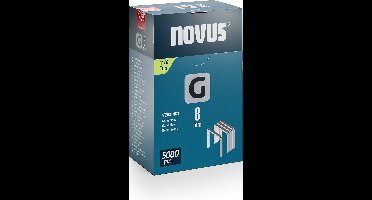 Novus Tools 042-0766 Nieten met plat draad Type 11 5000 stuk(s) Afm. (l x b) 8 mm x 10.6 mm