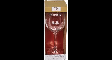 Good Day Bad Day Wijnglas - wijncadeau - wijnpresentje - wijnliefhebber - Grappig Wijnglas