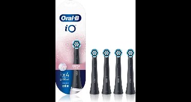 Oral B iO Gentle Care Opzetborstels – Zwart | 4 stuks