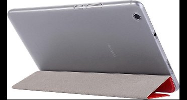 Shop4 - Huawei MediaPad M3 Lite 8 Hoes - Smart Book Case Rood