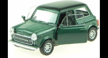 Welly Schaalmodel Mini Cooper 1300 Groen 10 X 5 X 4 Cm