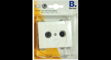 Berker Arsys wandcontactdoos met Centraalplaat | WIT