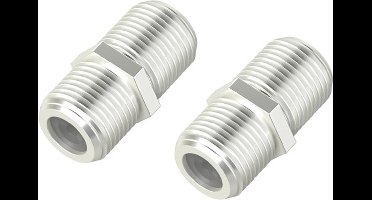 Hama SAT-adapter, F-koppeling - F-koppeling, 2 stuks