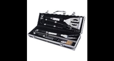 Orion - Grillgereedschap Set - RVS - In Koffer - 9-delig