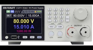 VOLTCRAFT VSPP-3060 19 labvoeding, regelbaar 0 - 600 V/DC 0 - 10 A 3000 W USB, LAN Programmeerbaar, Op afstand bedienb