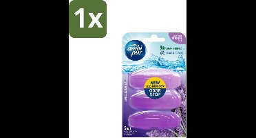 Ambi Pur Toiletblok Navulling Lavendel & Rozemarijn 3 stuks per verpakking - 1 stuk