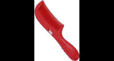 Nordivar - Rooskam voor Comfortabel Zelfreinigend Massage - Holle Tandenkam - Nieuwe Hoofdhuidkam - Vrouw Man - Rood