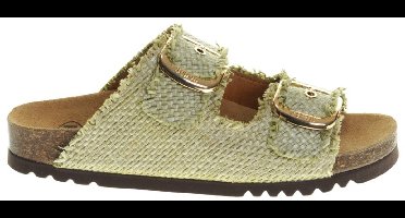 Scholl Noelle Raffia Green maat 40