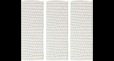 Gerimport Waterverdamper - 4x - creme wit - keramiek - 400 ml - radiatorbak luchtbevochtiger - 7,4 x 18,6 cm