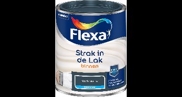 Flexa - Strak in de Lak Binnenlak Zijdeglans - Nachtblauw - 0.75 L