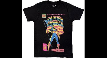 Marvel Captain America - 50Th Anniversary Heren Tshirt - 2XL - Zwart