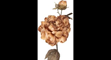 Clayre & Eef Kunstbloem 73 cm Bruin Kunststof