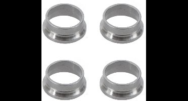 Fulcrum R0-004 Lagers 4 Eenheden Zilver
