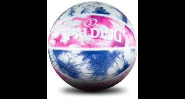Basketbal Spalding Tie Dye Sz6 Paars 6 Natuurlijk rubber (Maat 6)