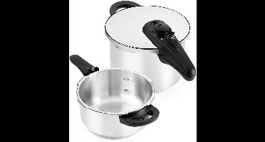 Snelkookpan BRA A185905 Roestvrij staal 4 L 6 L