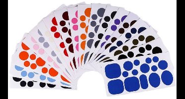 Reparatiepleisters voor donsjacks, veelkleurig - 18 stuks