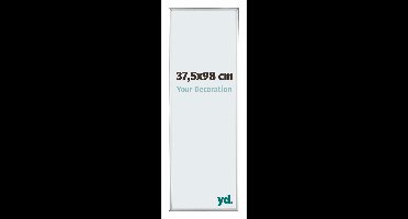 Your Decoration - Puzzellijst 37,5x98 cm - Zilver Hoogglans - Puzzellijst 1500-2000 stukjes - Aluminium Fotolijst - Kent