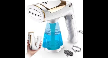 RVV® Stoomreiniger kleding - Stoomreiniger - Stoomreinigers - 1600 W - 350 ml - Kledingstomer - Wit - ‎25cm x 23cm x 12cm