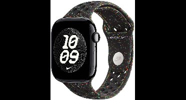 Apple Sport Band voor de Apple Watch Series 1 - 9 / SE (38/40/41 mm) - Maat M/L - Midnight Black