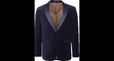 Suitable Smoking Blazer Velvet Donkerblauw (navy) blazer