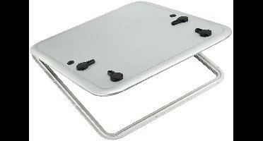 Plastimo Aluminium Geanodiseerd Luik Zilver 687 x 687 mm