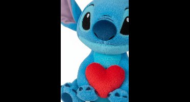 Simba Stitch Met Hart Teddy 25 Cm Blauw