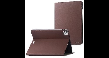 Accezz Tablet Hoes - Geschikt voor Apple iPad Pro 11 (2025) M5 / Pro 11 (2024) M4 - Classic Tablet Case - Bruin