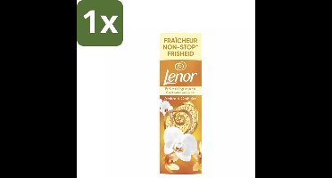 1 x Lenor - Geurbooster - Amber & Orchidee - Non-Stop Frisheid - 19 Wasbeurten - Geurbooster - Wasgeur - Langdurige Frisheid - Amber Geur - Orchidee Geur