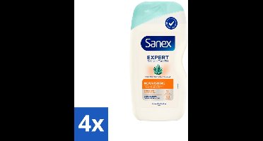 4 x Sanex – Douchegel – Expert Skin Health Nourishing Agave – 400 ml - Douchegel - Voedend - Hydraterend - Verzachtend - Huidverzorging