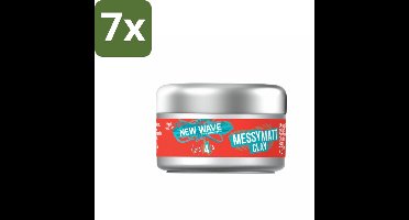 Wella – New Wave Shockwaves Go Matt – Clay - 75 ml - Bulkverpakking - 7 stuks