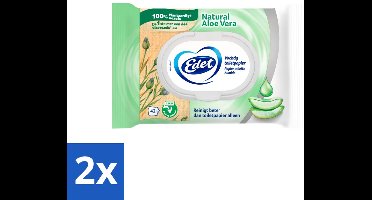 Edet – Vochtig Toiletpapier – Aloe Vera - Voordeelverpakking - 2 stuks