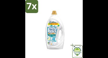 7 x Frisse Reus - Vloeibaar Wasmiddel - Lotus - Witte Was - 100 Wasbeurten - Grootverpakking - Wasmiddel - Vloeibaar Wasmiddel - Witte Was - Vlekken Verwijderen - Lotusgeur