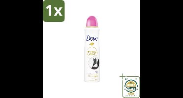 1 x Dove – Deodorant Spray – Invisible Care – 150 ml- Anti-transpirant Spray - Zweetvermindering - Geurvermindering - Onzichtbare Strepen - Huidverzorging