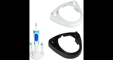 Tandenborstelhouder - Elektrische tandenborstel - Houder voor ronde tandenborstelkoppen - Grijs - Badkamer accessoire - Geschikt voor alle merken - Modern design.