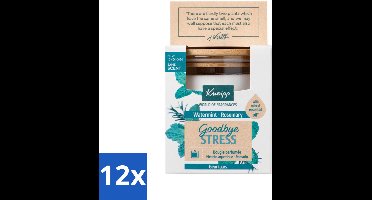 Kneipp - Geurkaars - Goodbye Stress - Watermunt & Rozemarijn - 20 branduren - Voordeelverpakking - 12 stuks
