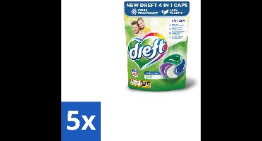 Dreft - Wasmiddelcapsules - Ultimate Care - Zachte verzorging - 42 Wasbeurten - Bulkverpakking - 5 stuks