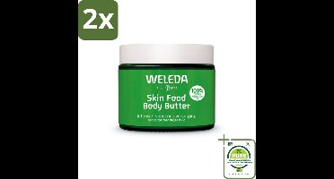 WELEDA - Body Butter - Skin Food - Droge huid - 150 ml - Voordeelverpakking - 2 stuks - Intensieve voeding - Droge huid