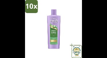 10 x Andrélon – Shampoo – Iedere Dag – 400 ml - Grootverpakking - Iedere Dag Shampoo - Dagelijks Wassen - Haar Verzorging - Zonnebloemolie Shampoo - Milde Shampoo