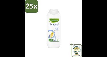 25 x Neutral - Baby Shampoo - Gevoelige huid - Parfumvrij - 250 ml - Grootverpakking - Baby Shampoo - Gevoelige Huid - Parfumvrij Shampoo - Zeepvrij Shampoo - Mild Shampoo